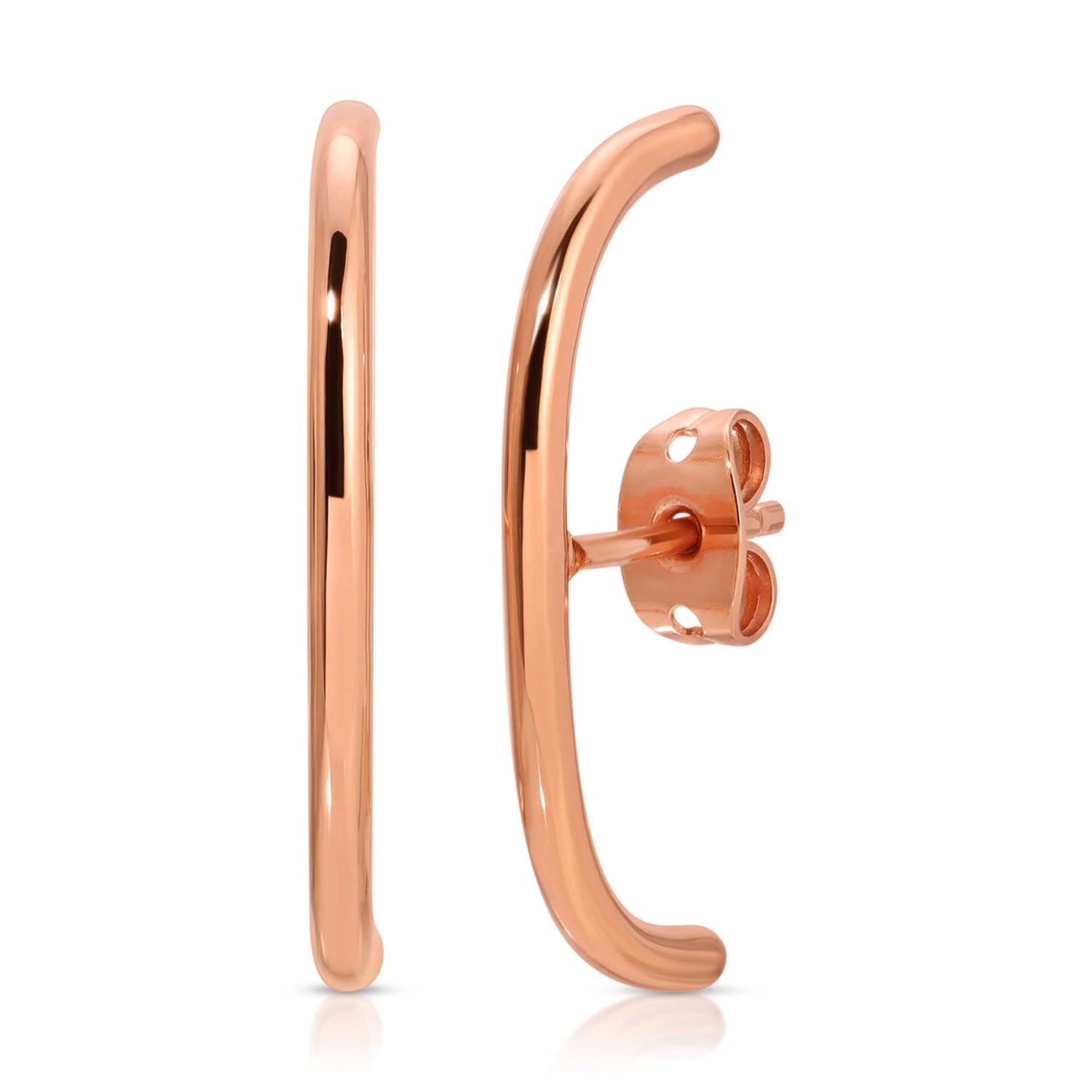 Suspension Hoops-Rose Gold