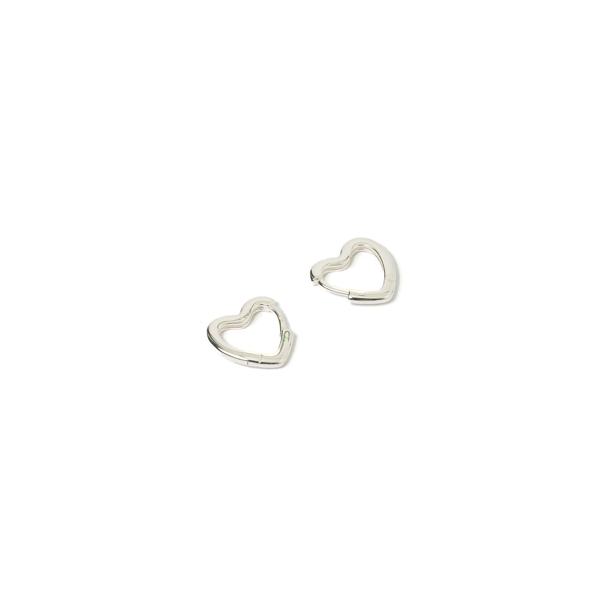 Sweetheart Silver Earrings Small