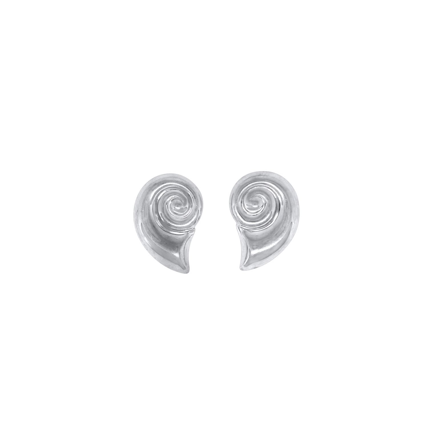 Swirls Earring Steel