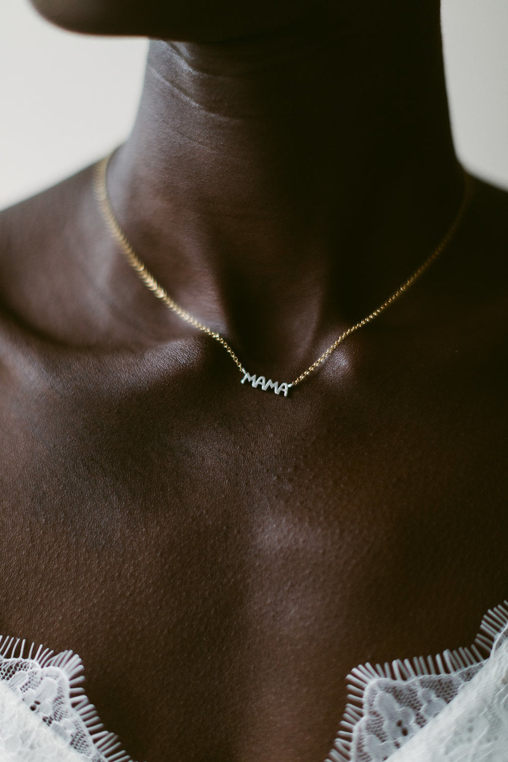 Mama Necklace - 14K
