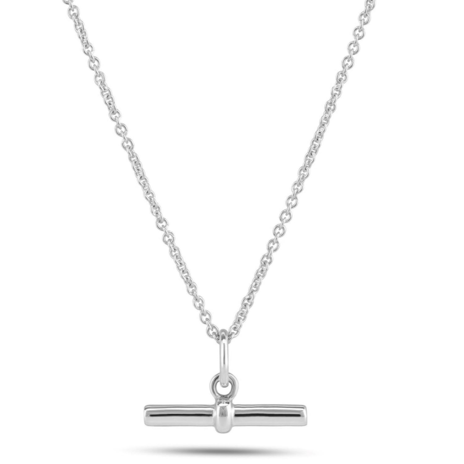 T- Bar Pendant Sterling Silver