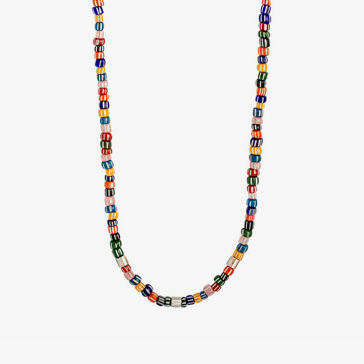 Mini Rigato Java Beaded Necklace in Multicolour | Limited Edition