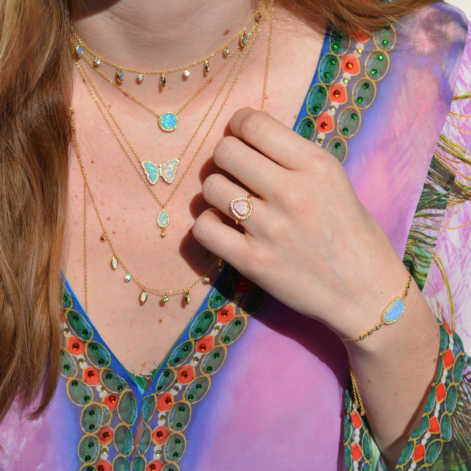 Opal Butterfly - Black