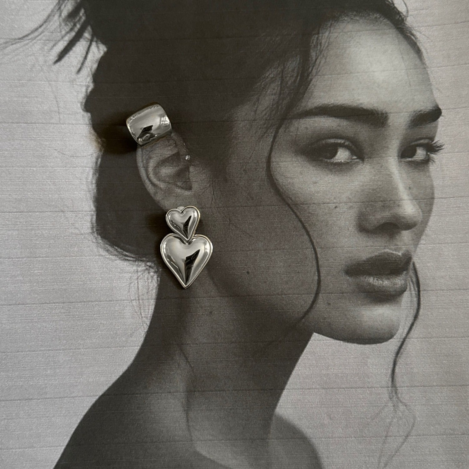 Tala Statement Ear Cuffs - Silver