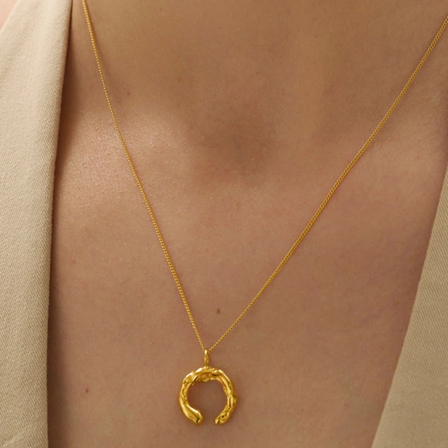 Talisman Fortune Necklace 14K Gold