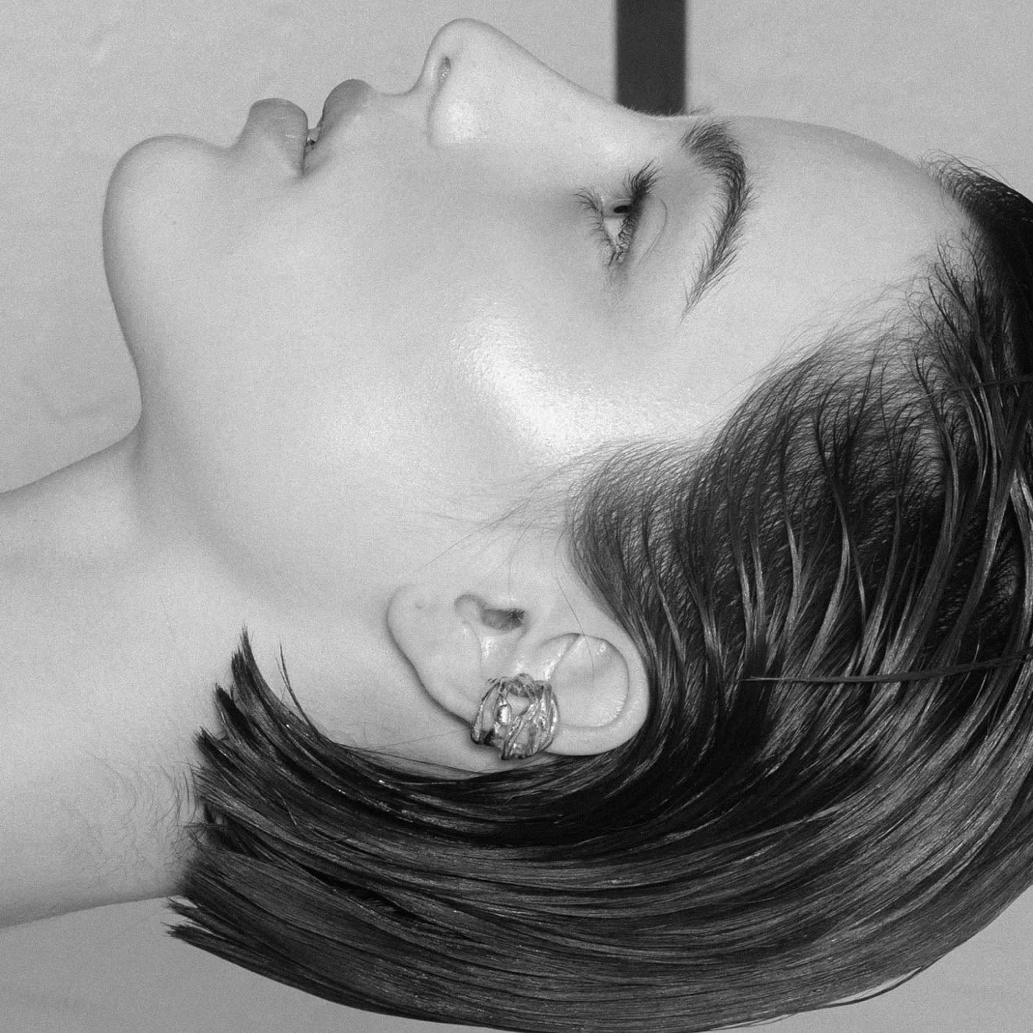 Talisman Wave Ear Cuff Silver