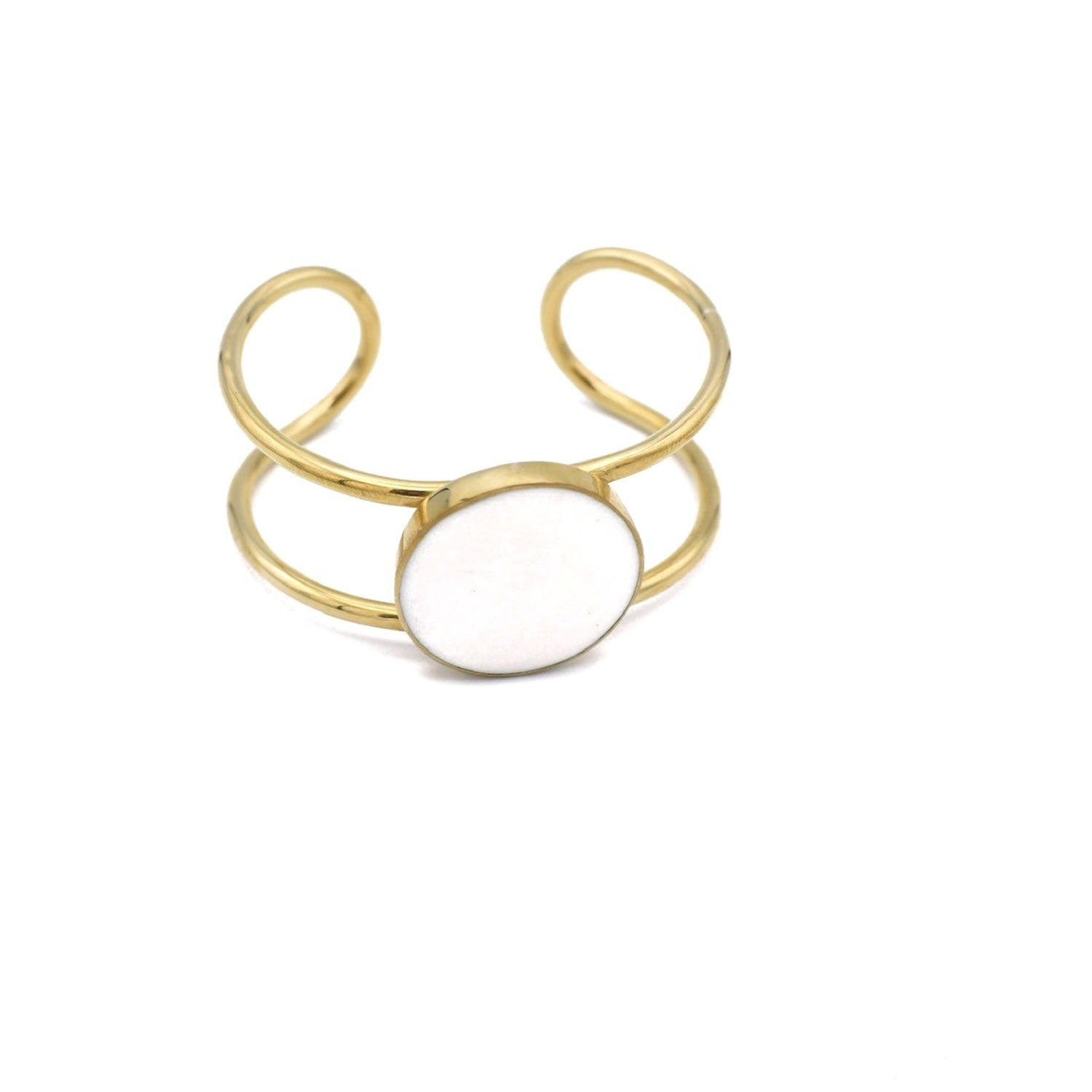 Tamima Bangle White