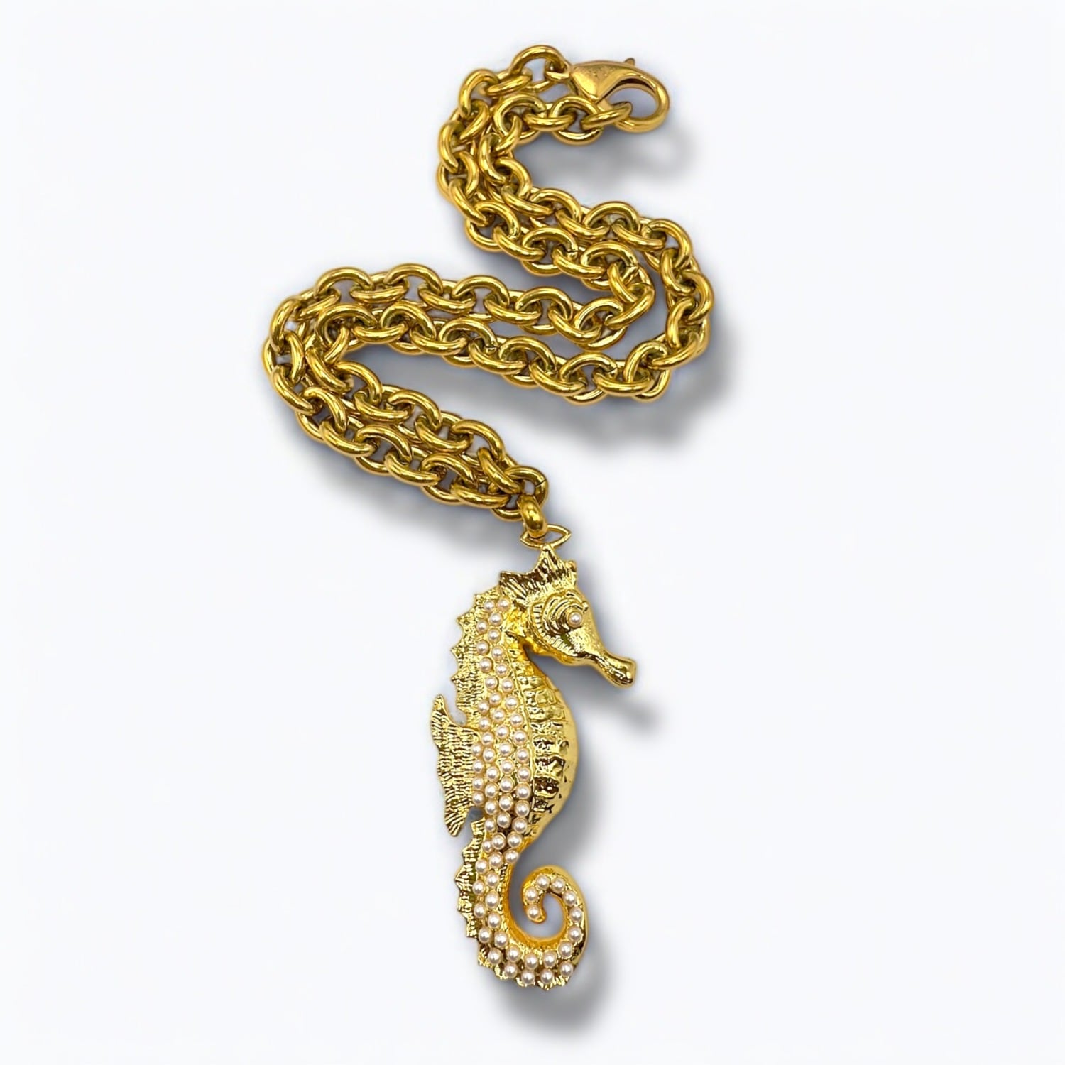 Tanya Seahorse Pendant Necklace