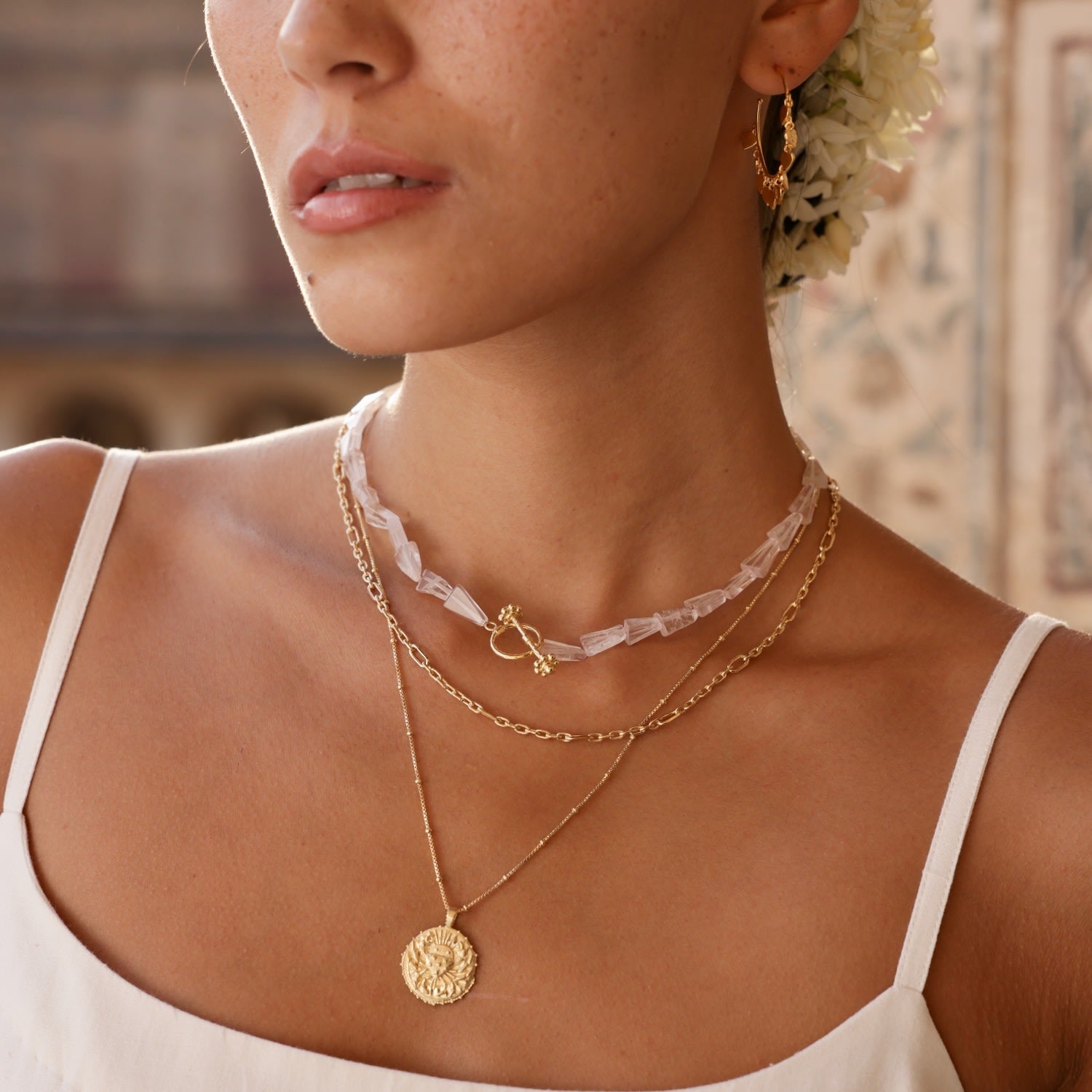 Taurus Zodiac Manifesting Necklace *Double Sided* - Gold Vermeil