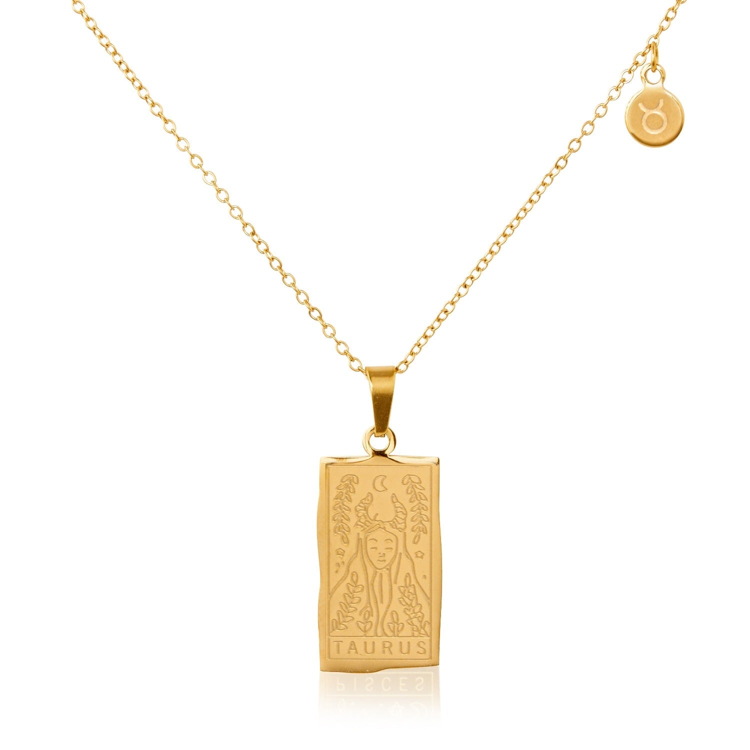 Taurus Zodiac Star Sign Necklace