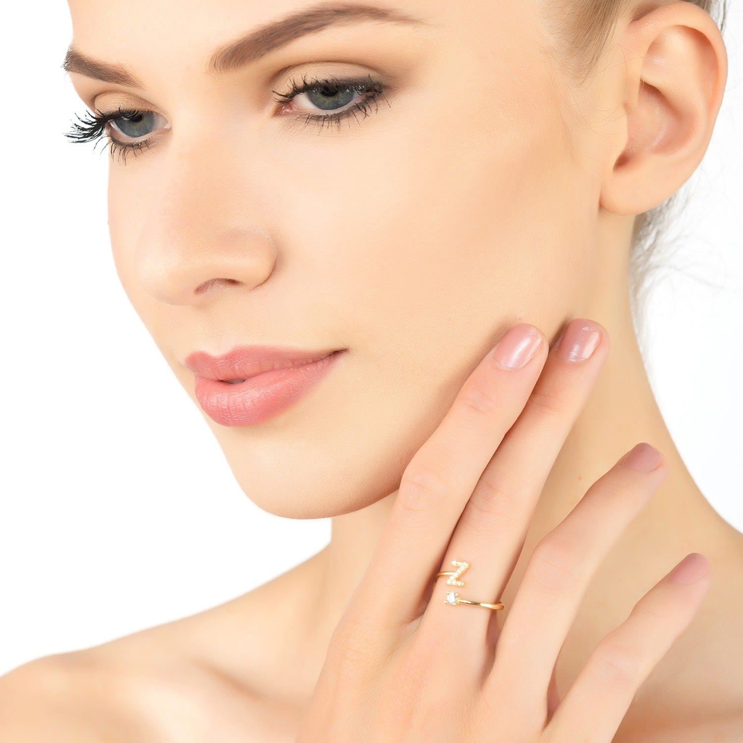 Initial Ring Rosegold Z