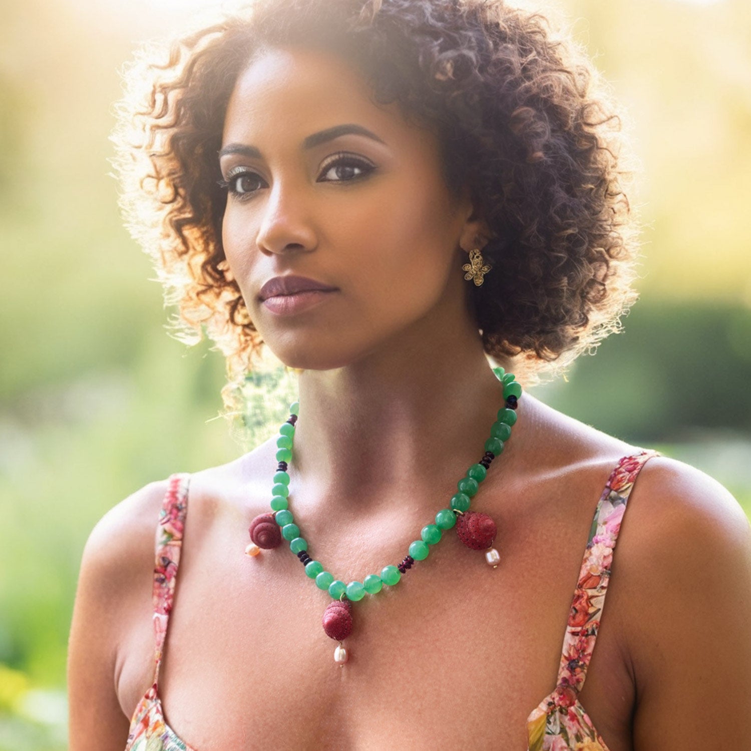 Te Fiti Chrysoprase Necklace