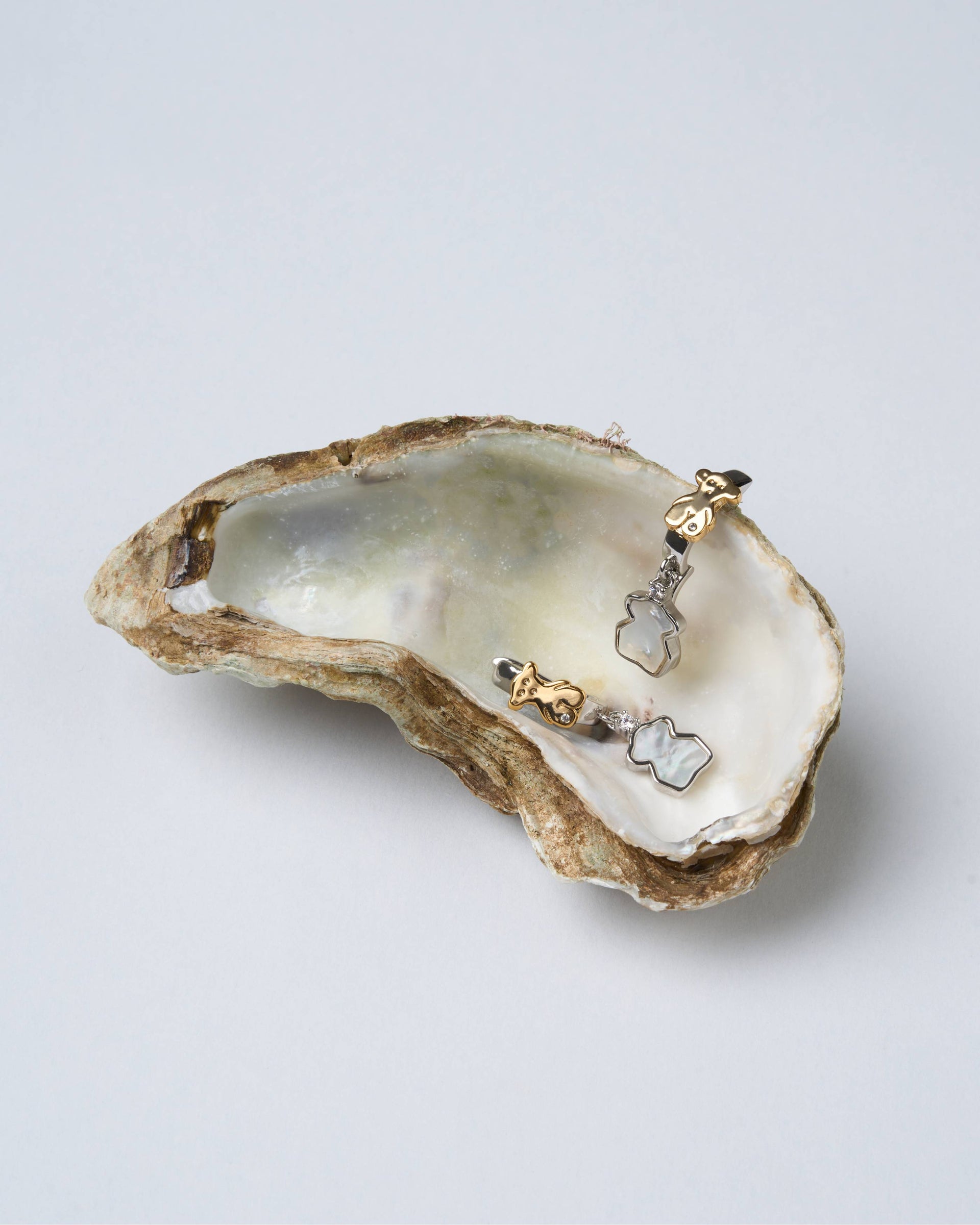 Teddy's Sparkle Mother-Of-Pearl Earrings