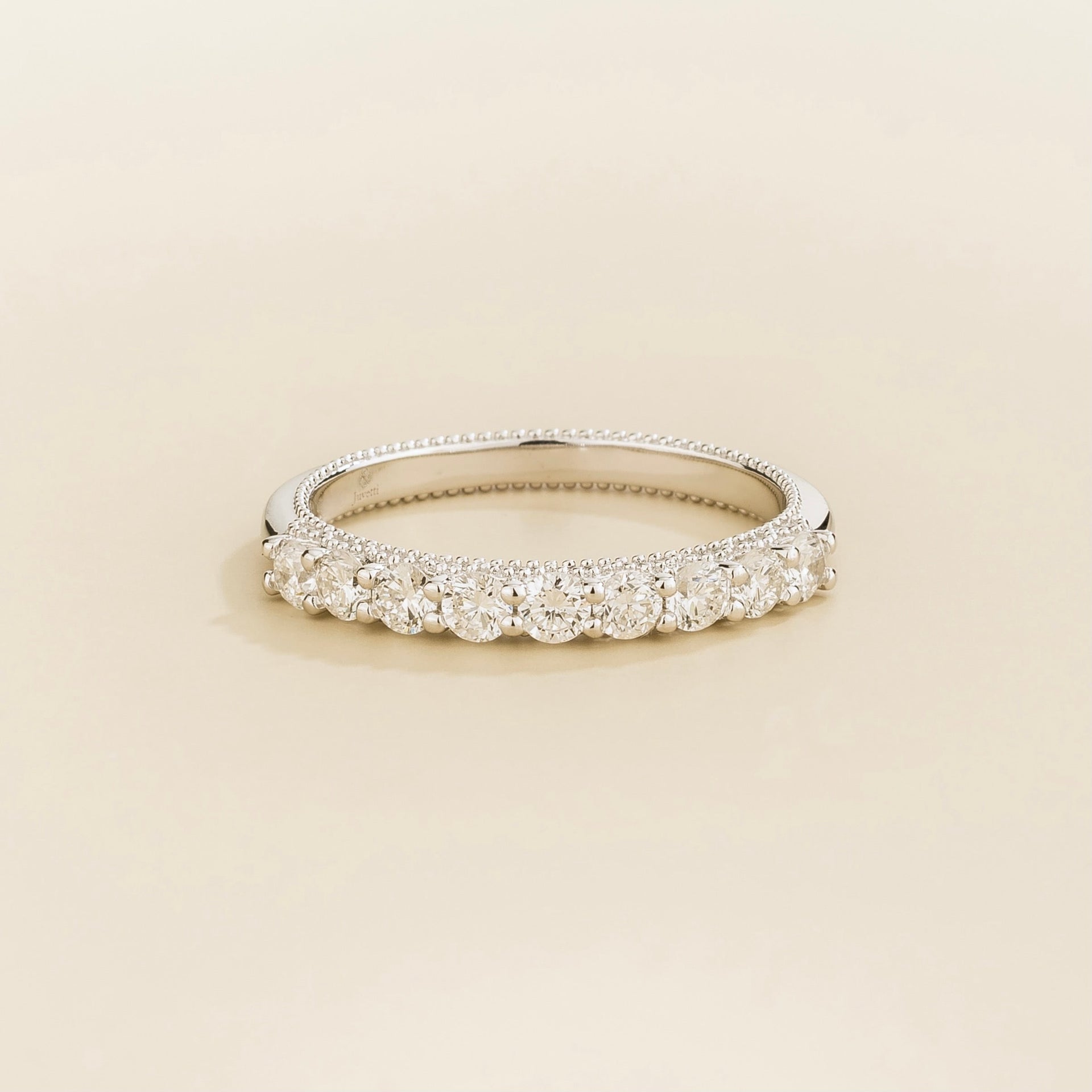 Tempo White Gold Ring Set With Diamonds