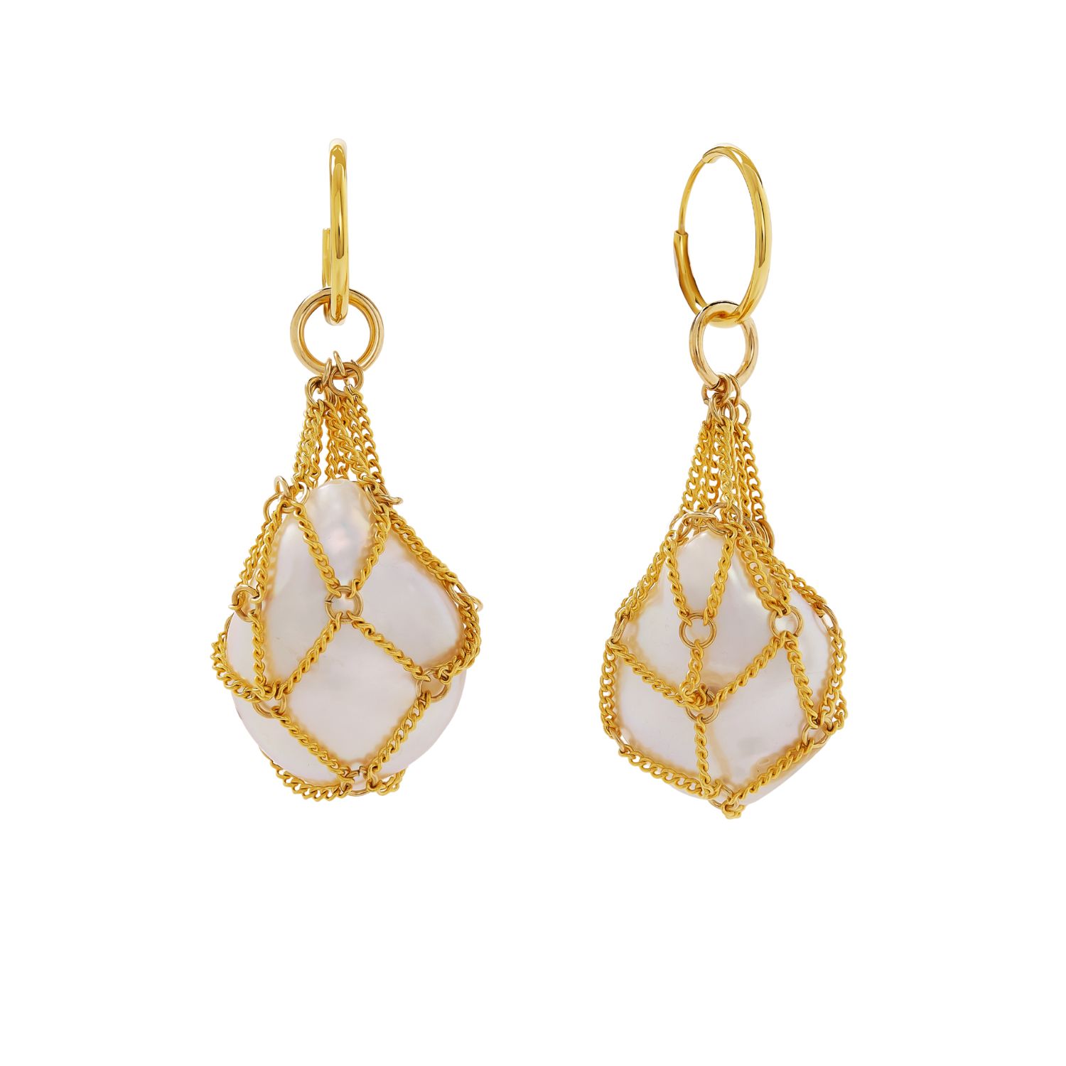 Ten Sixty Four Studio Body Gold Earrings