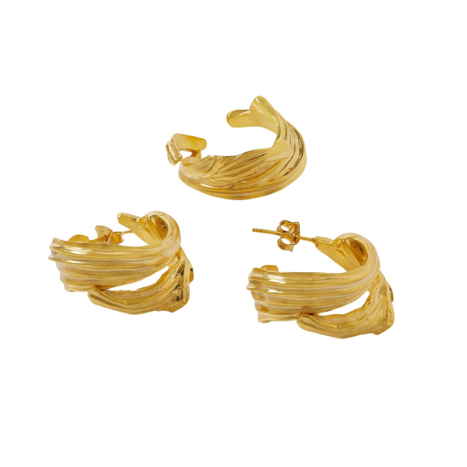 Ten Sixty Four Studio Gold Origin Earring Set