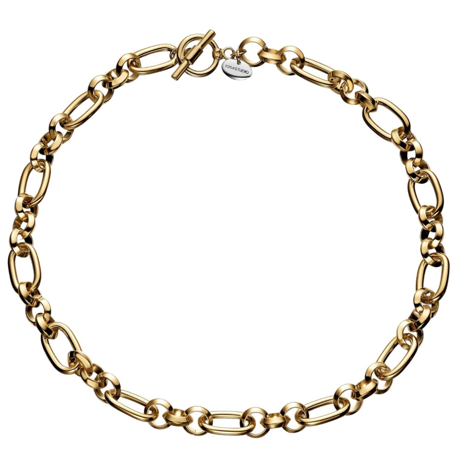 Ten Sixty Four Studio Knotted Bow Gold Necklace