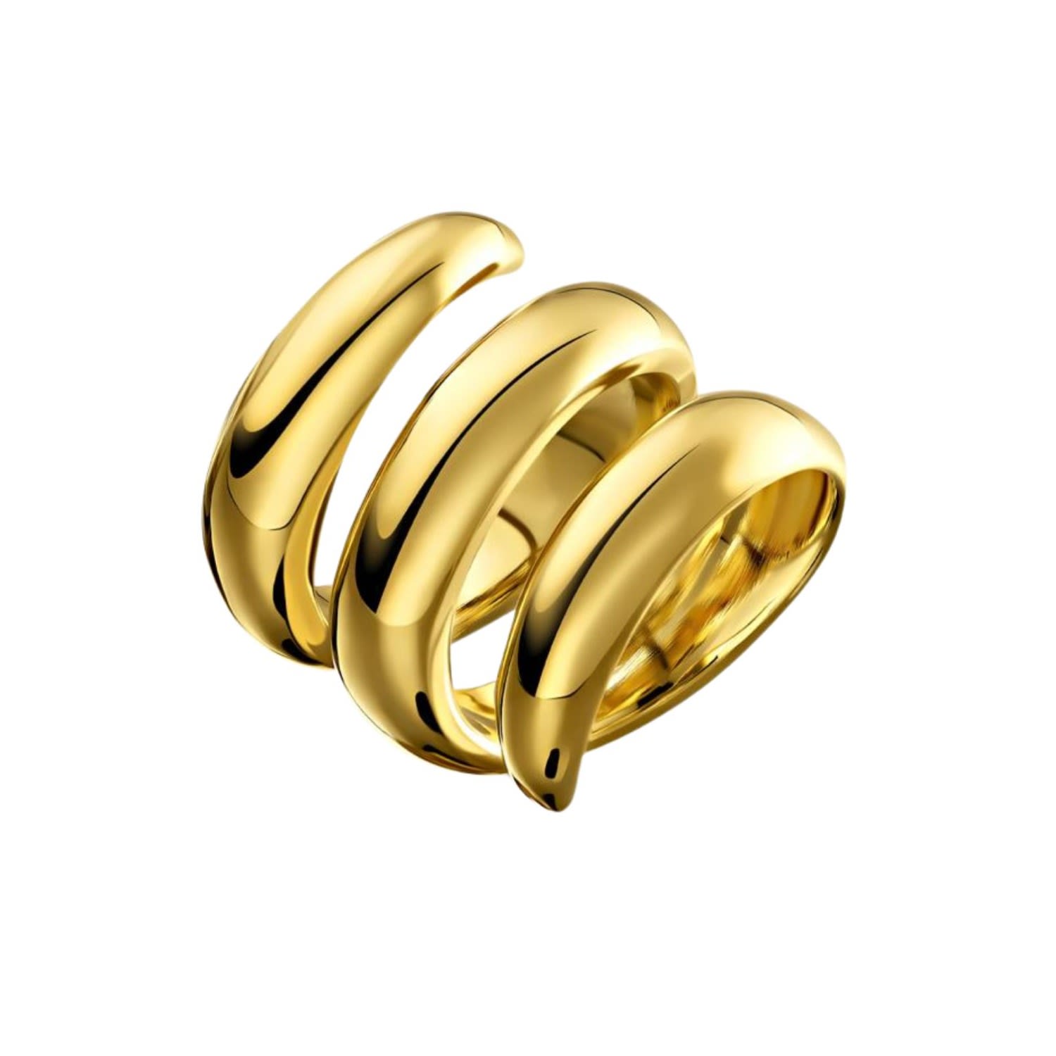 Ten Sixty Four Studio Quiet Three Gold Ring