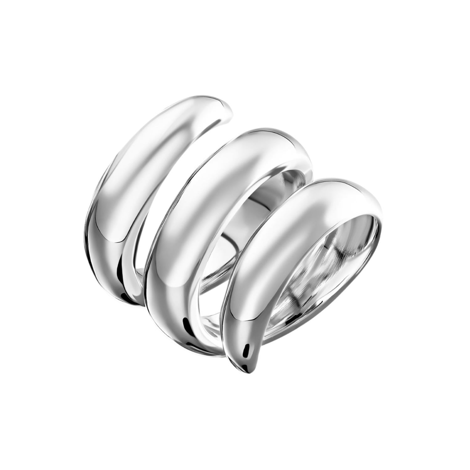 Ten Sixty Four Studio Quiet Three Silver Ring