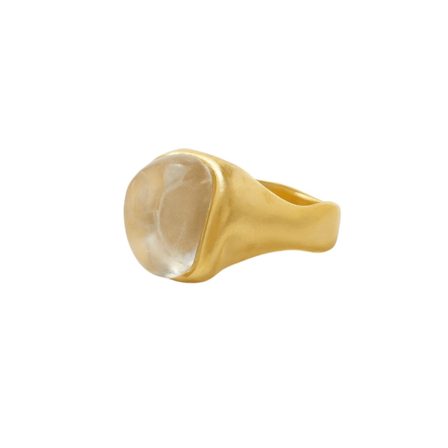 Ten Sixty Four Studio Shape Of Water Gold Ring