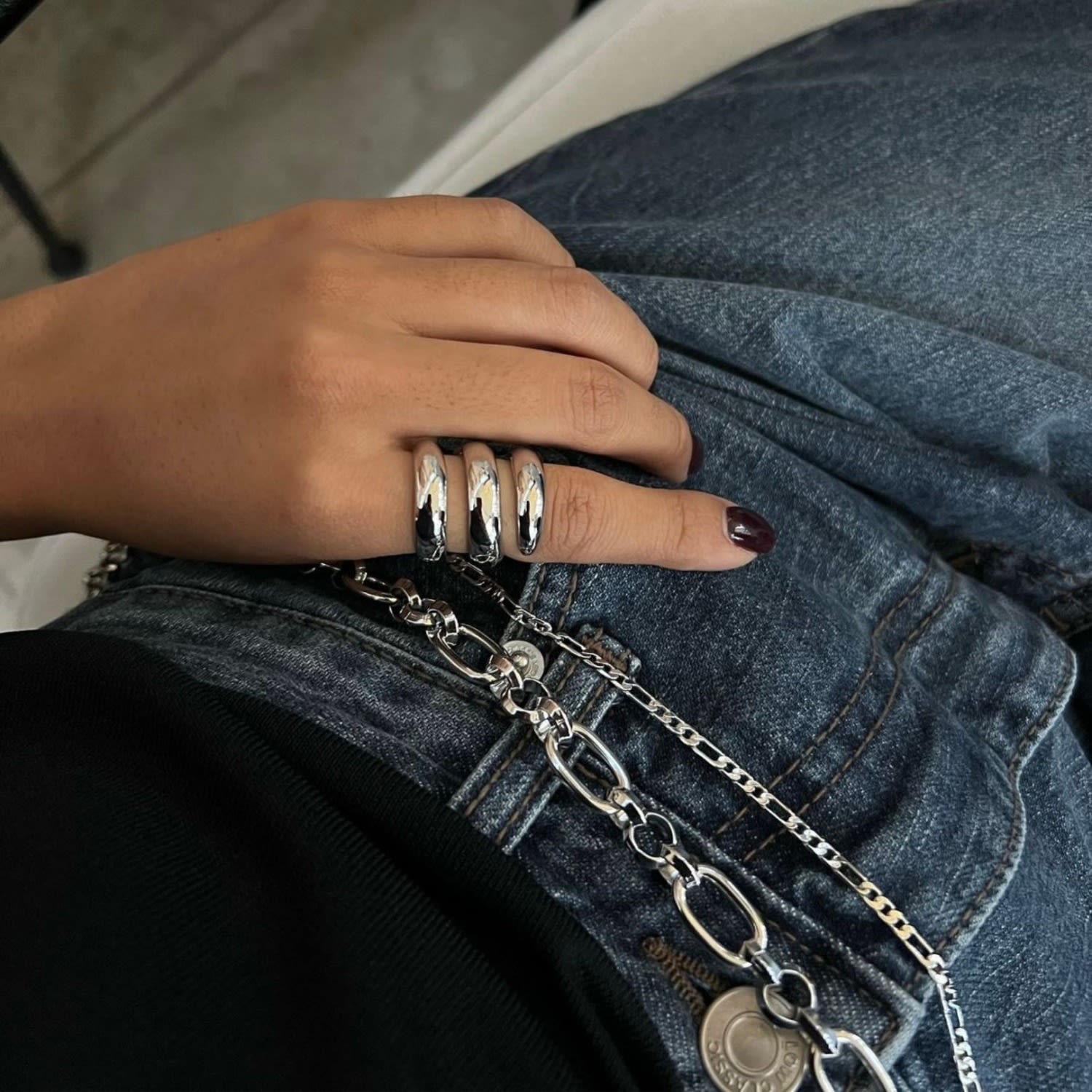 Ten Sixty Four Studio Vintage Gold Belly Chain