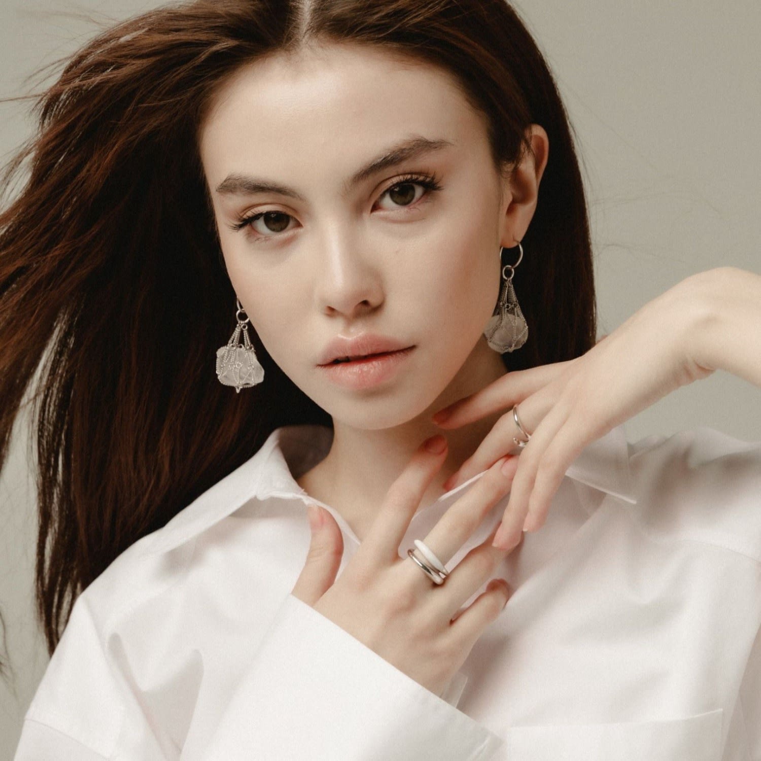 Ten Sixty Four Studios Silver Earrings