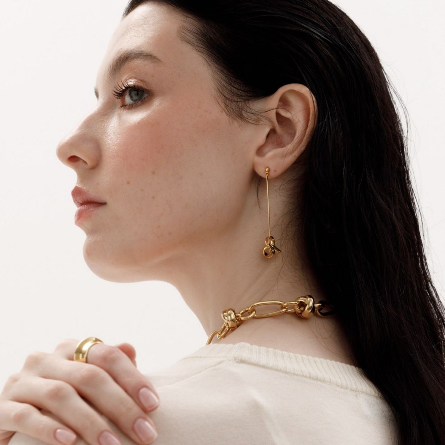 Ten Sixty Four Studios Twins Drop Earrings