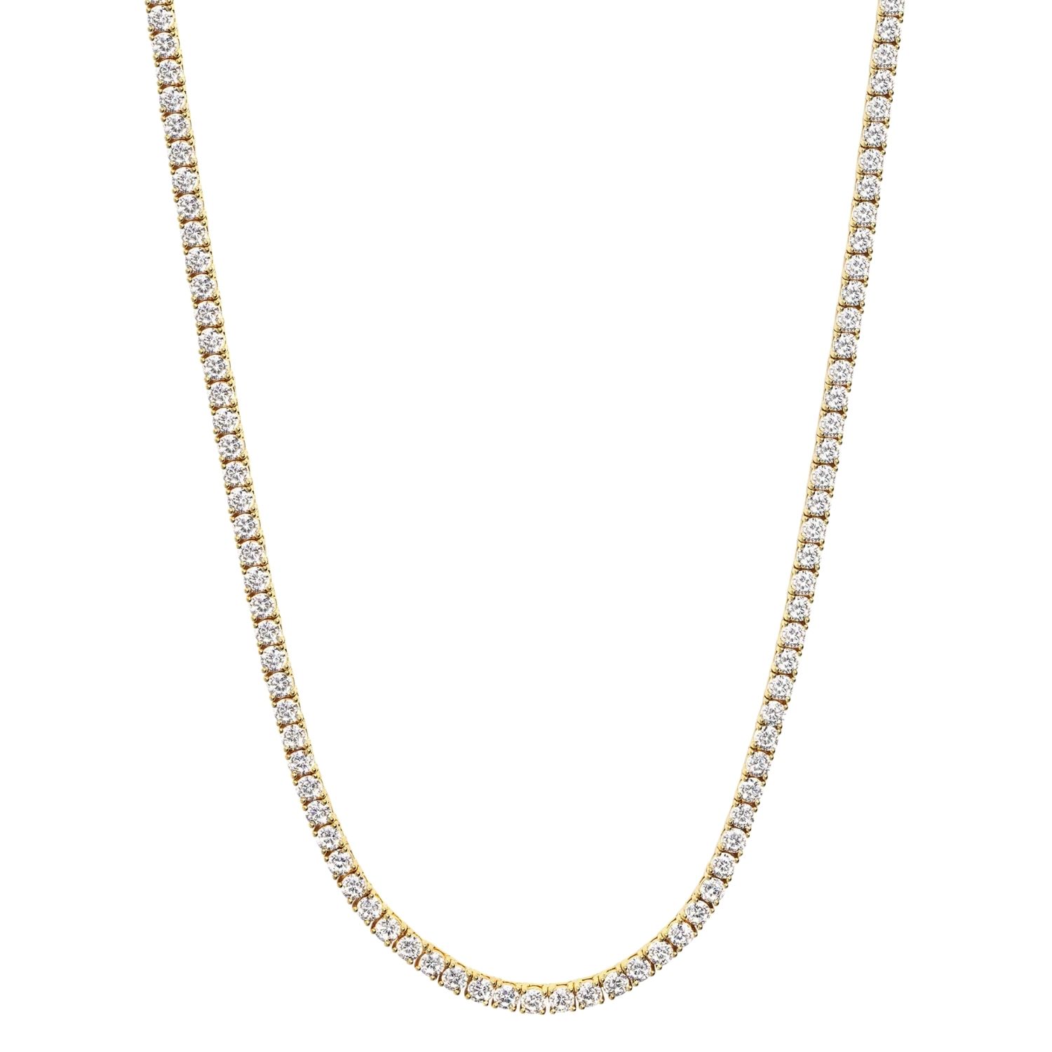 Tennis Choker In Gold