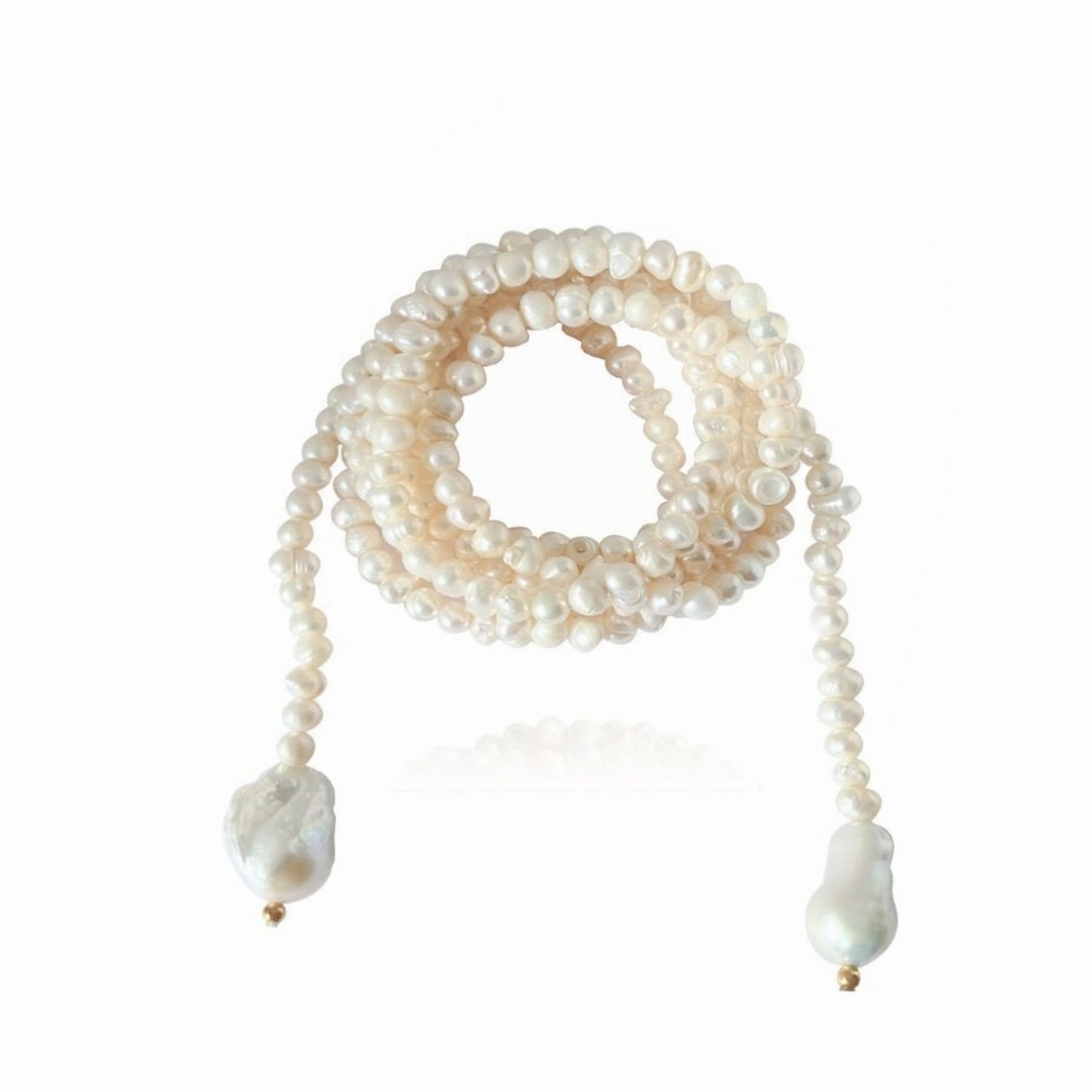 Tera Long Pearl Necklace
