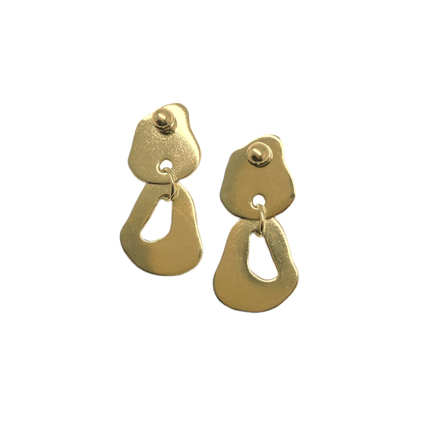 Tesla Gold Earrings