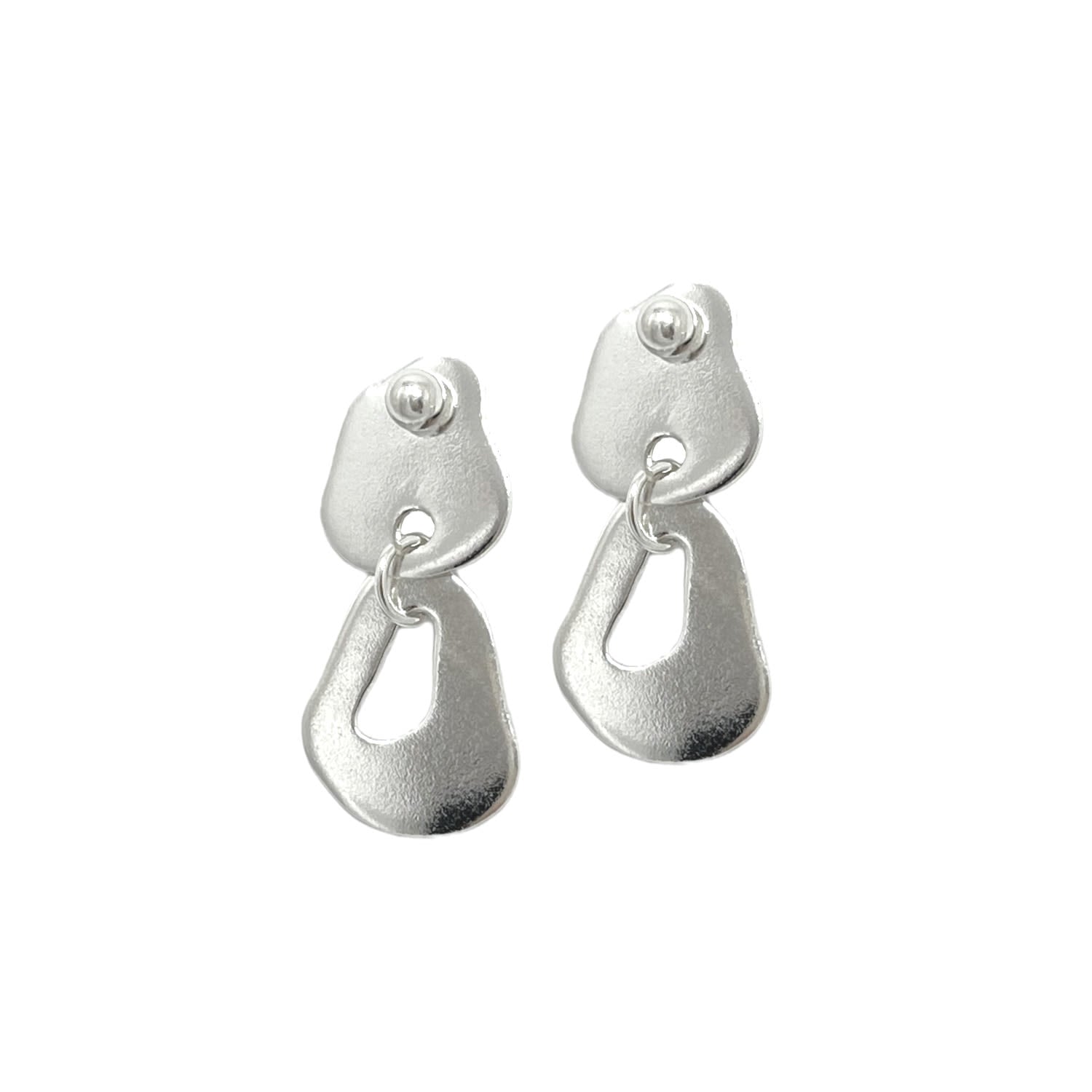 Tesla Silver Multi-Wear Earrings
