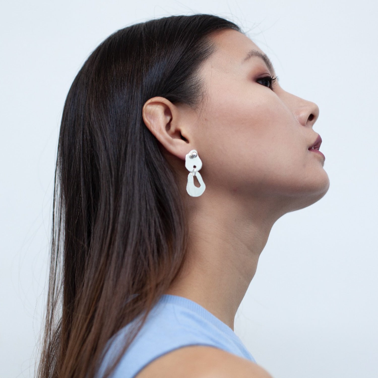 Tesla Silver Multi-Wear Earrings