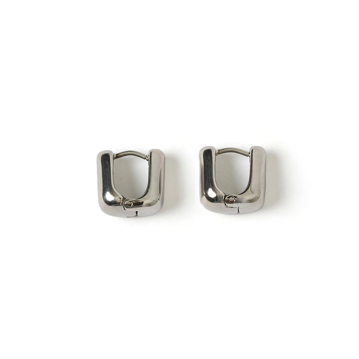 Tess Silver Hoop Earrings