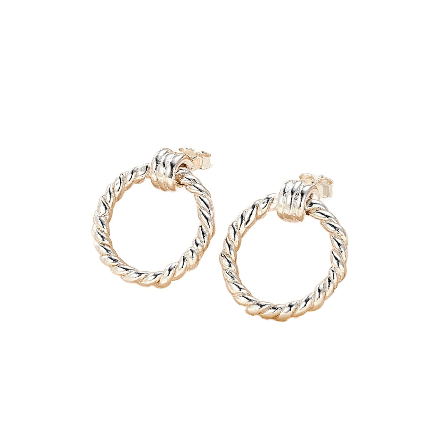 Tether Hoop Large Stud Earrings