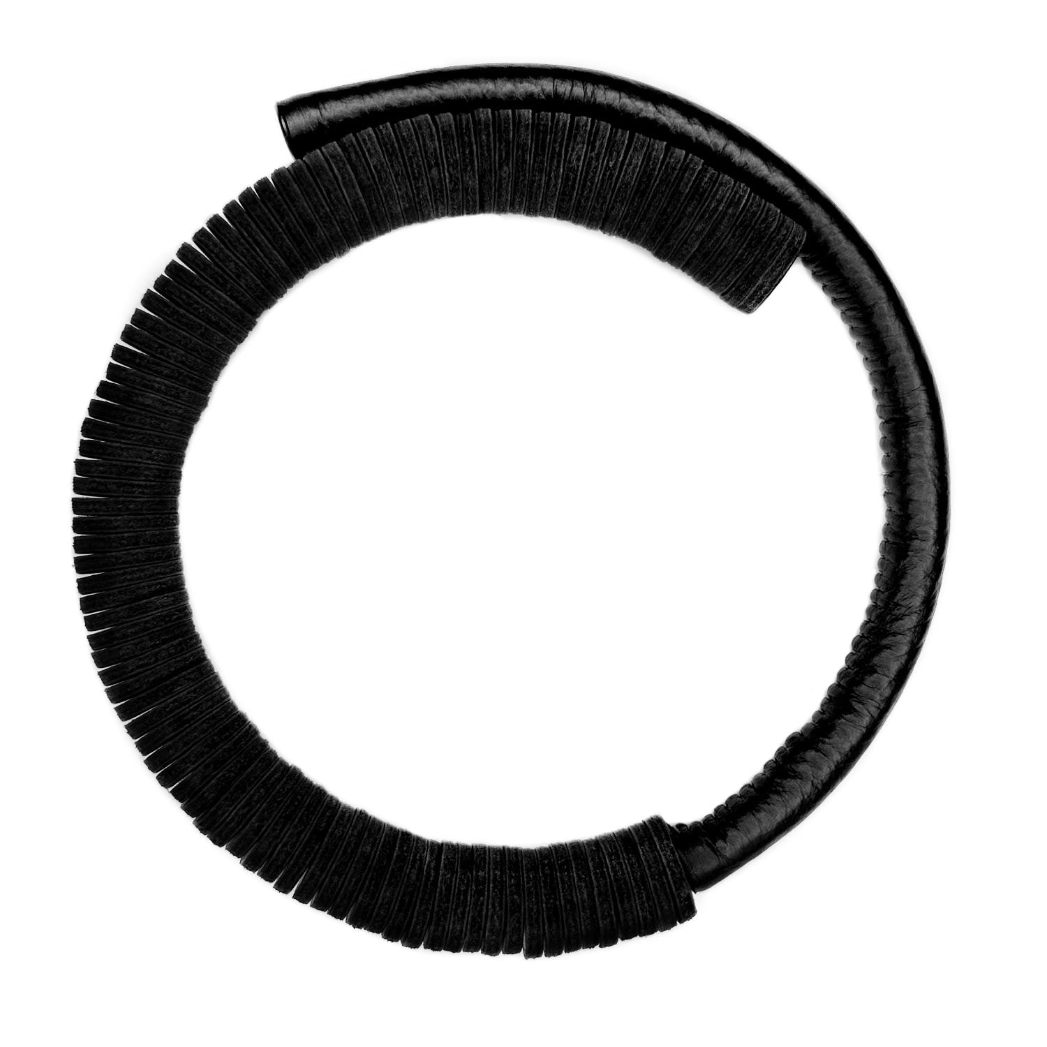 Texture Fusion Leather Choker