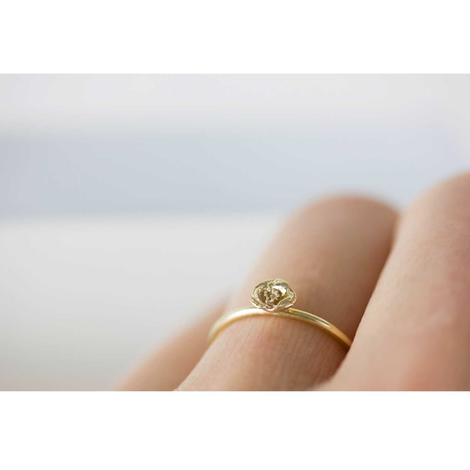 Poppy Stacking Ring – 9Ct Solid Gold