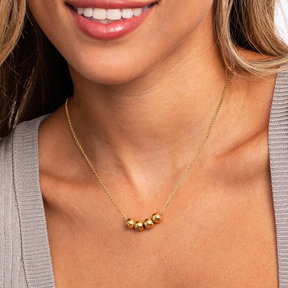 The Balance Charm Necklace in Gold Plating
