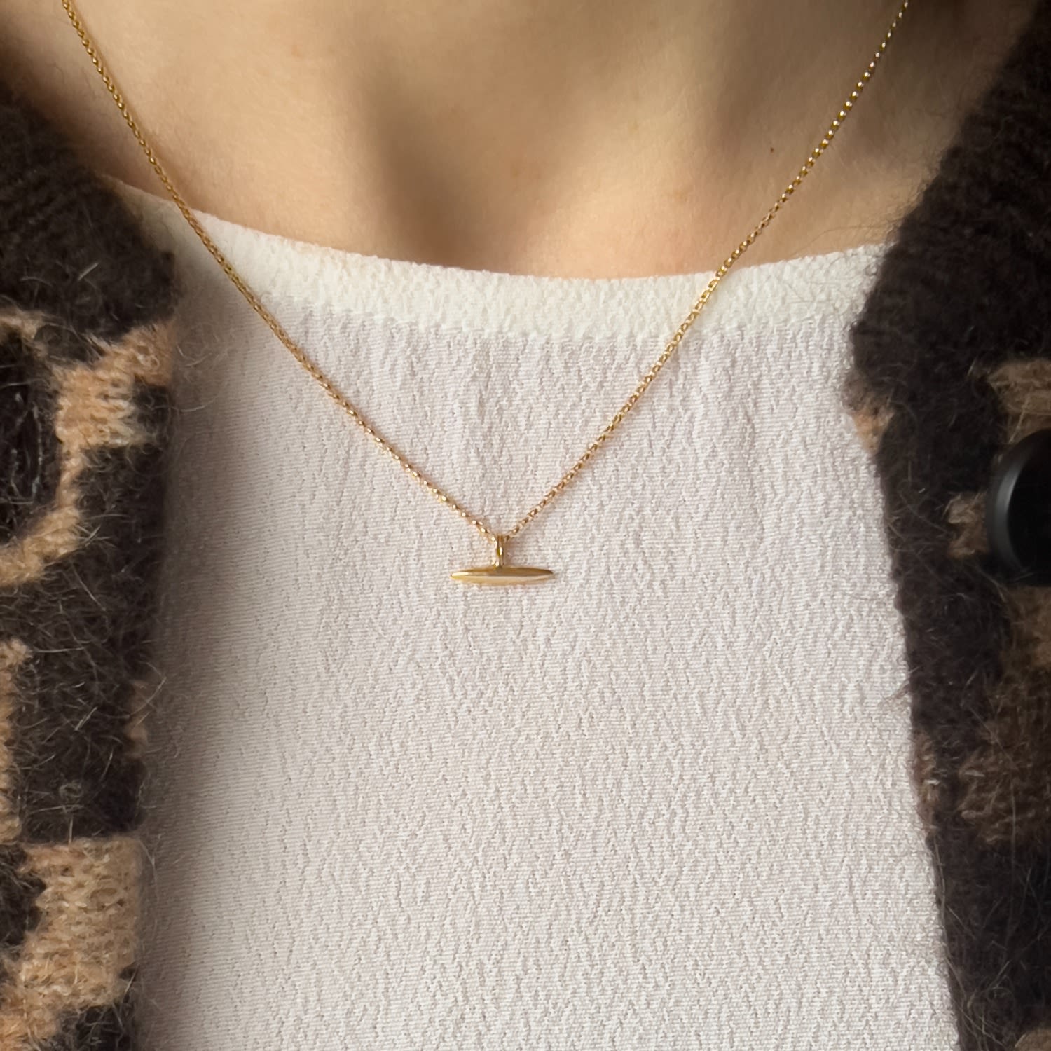 The Bar Gold Necklace