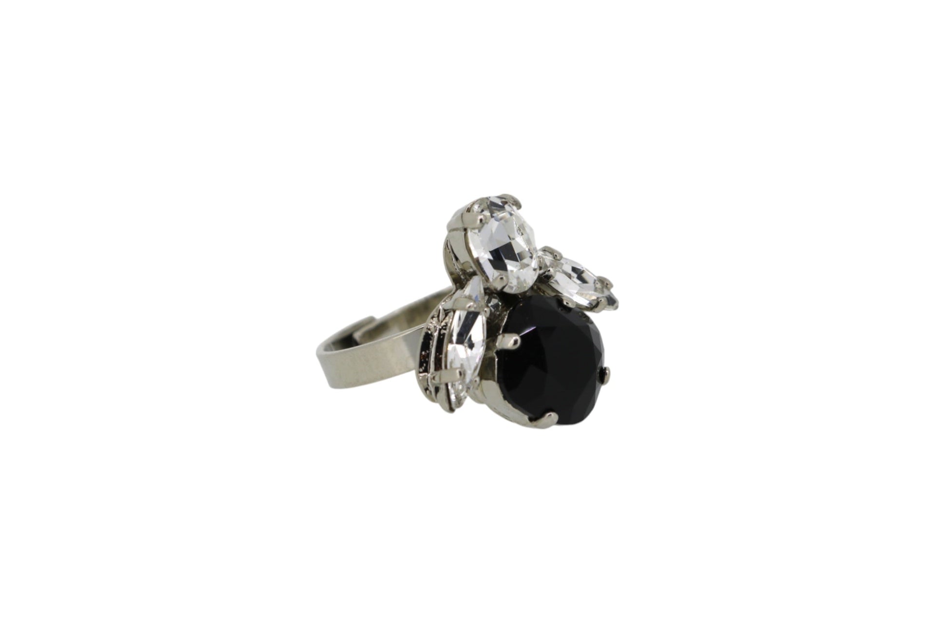 The Black Bee Ring In Platinum