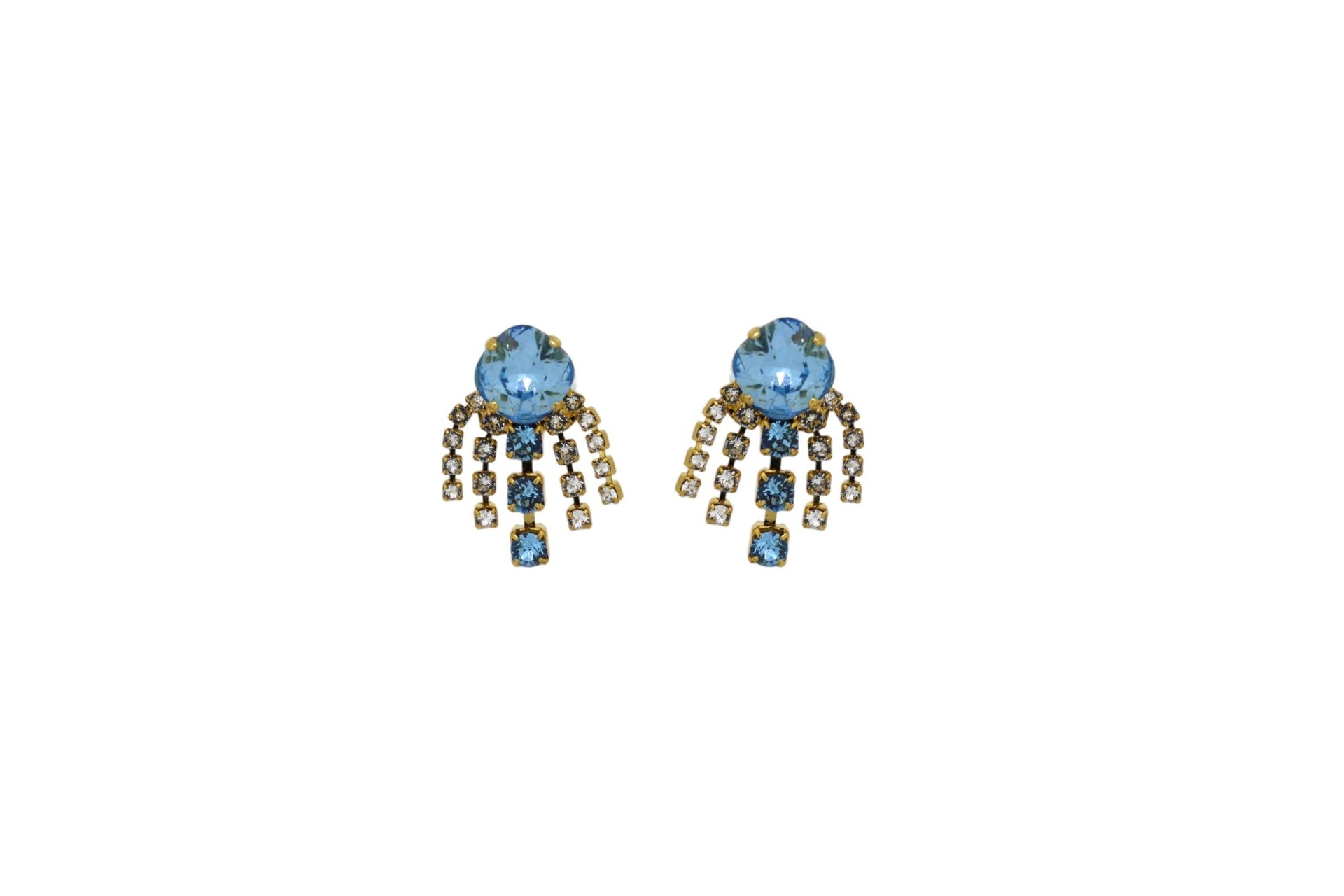 The Blue Sparkler In Gold