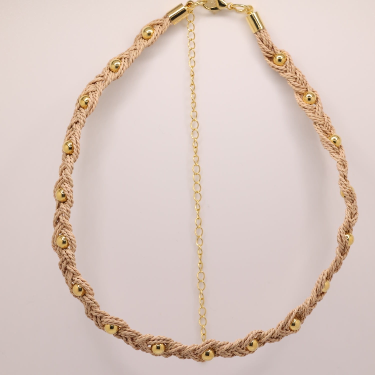 The Braid Buriti Natural Fiber Necklace