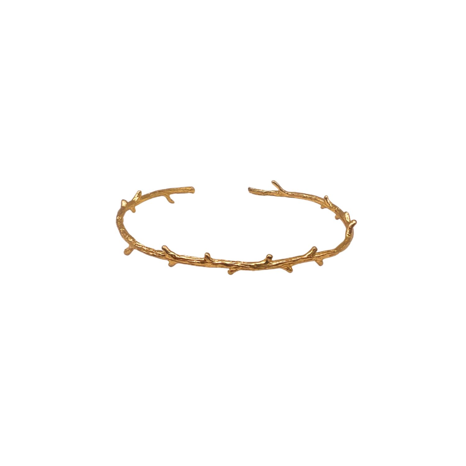 The Branchlet - Cuff Bracelet 24K Gold Plated