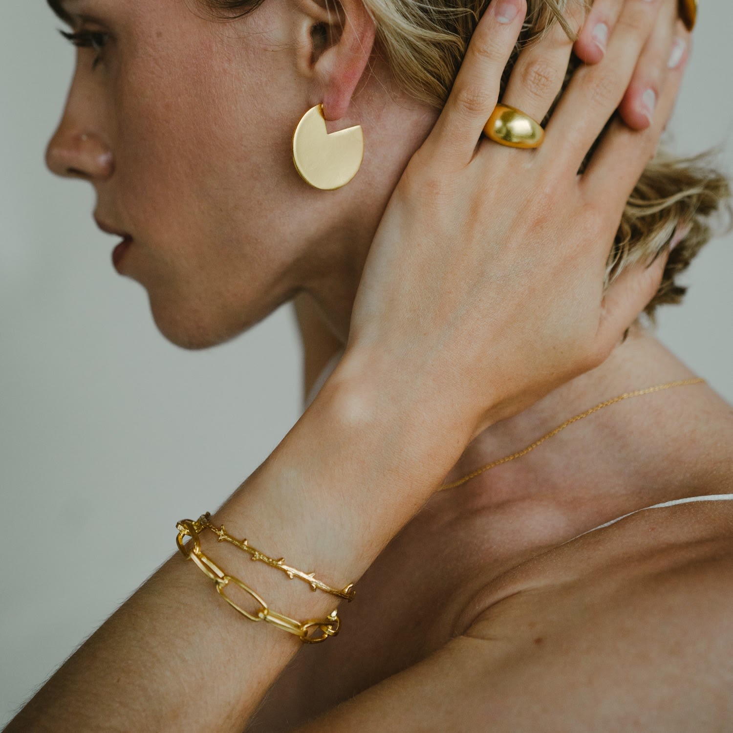 The Branchlet - Cuff Bracelet 24K Gold Plated