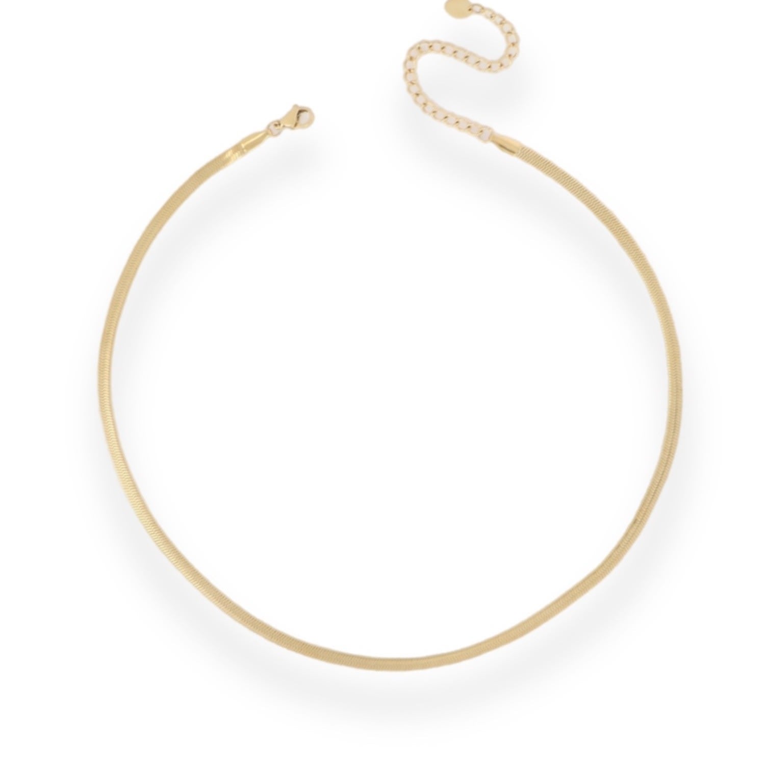 Snake Classic Layering Tarnish Free Gold Necklace