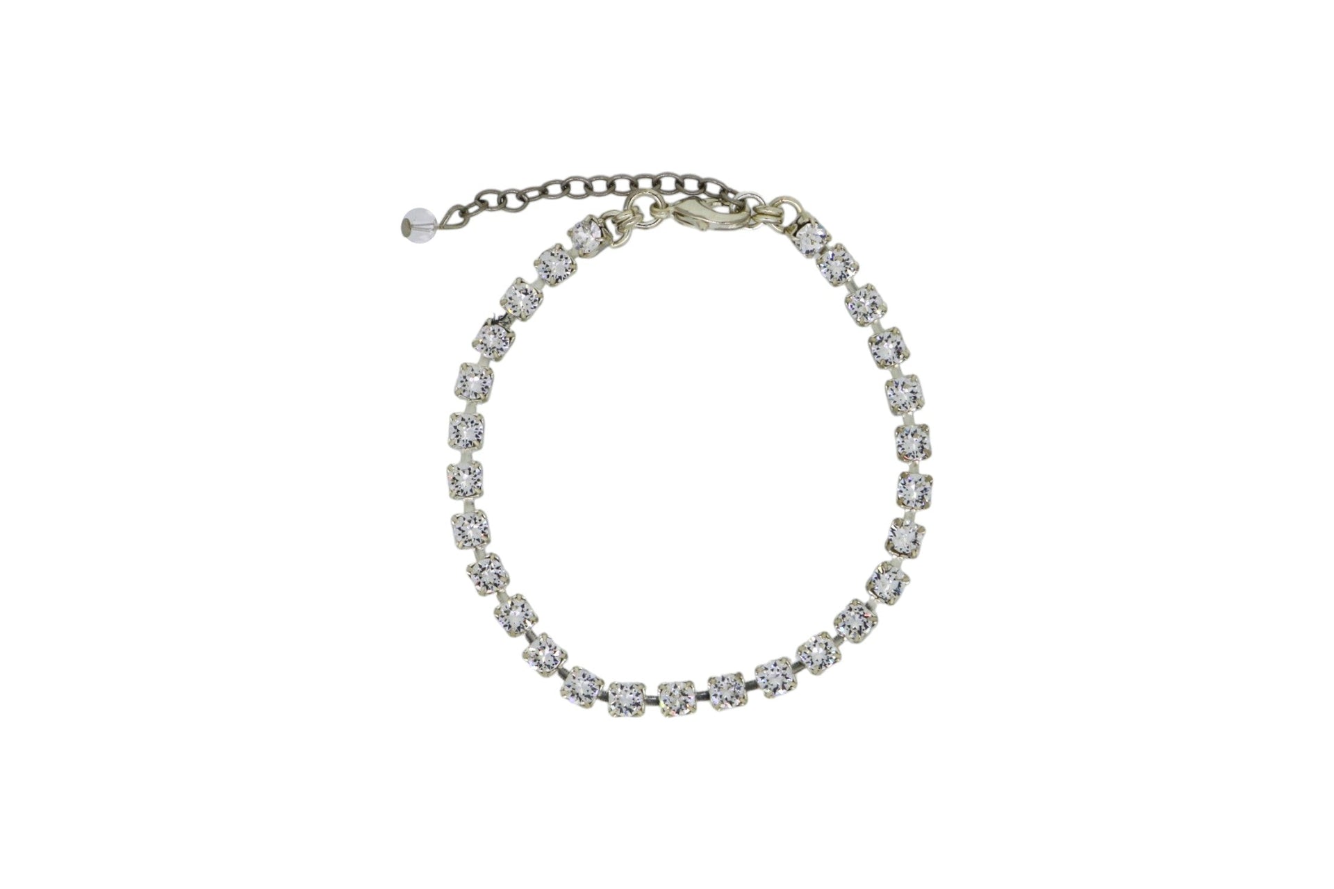 The Clear Tennis Bracelet In Platinum