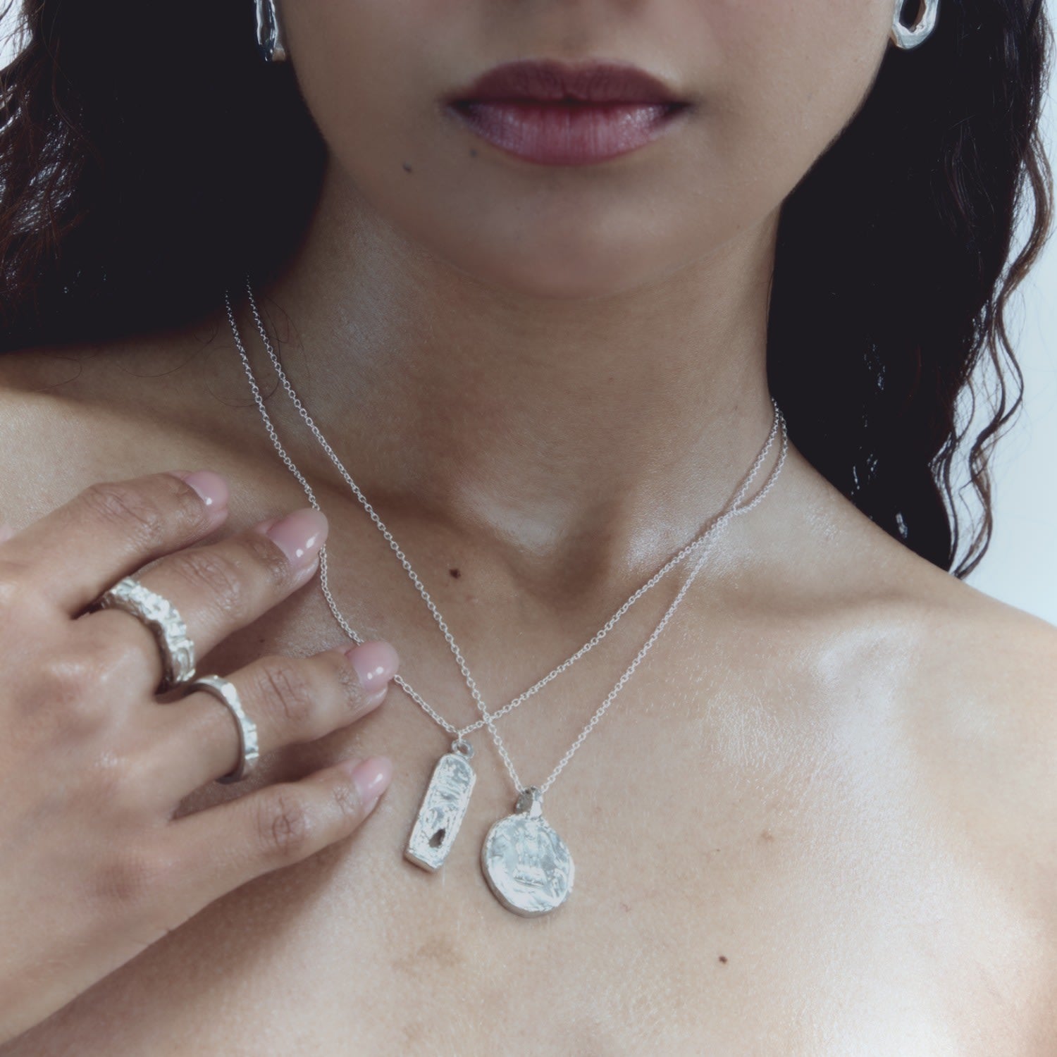 The Courage Lion Necklace - Silver