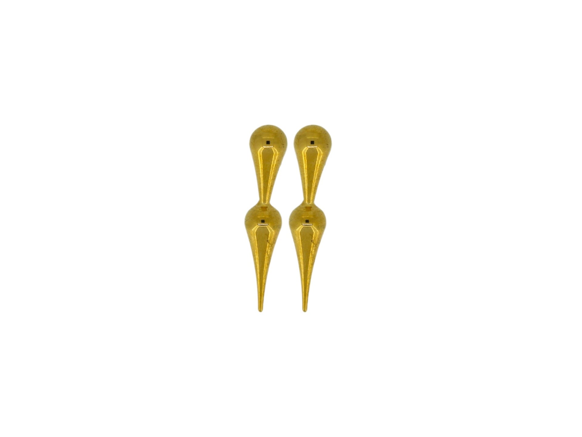 The Double Drop Earring In Gold