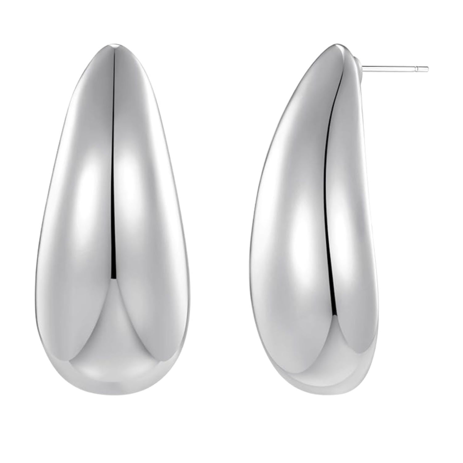 The Drop Earrings- Silver