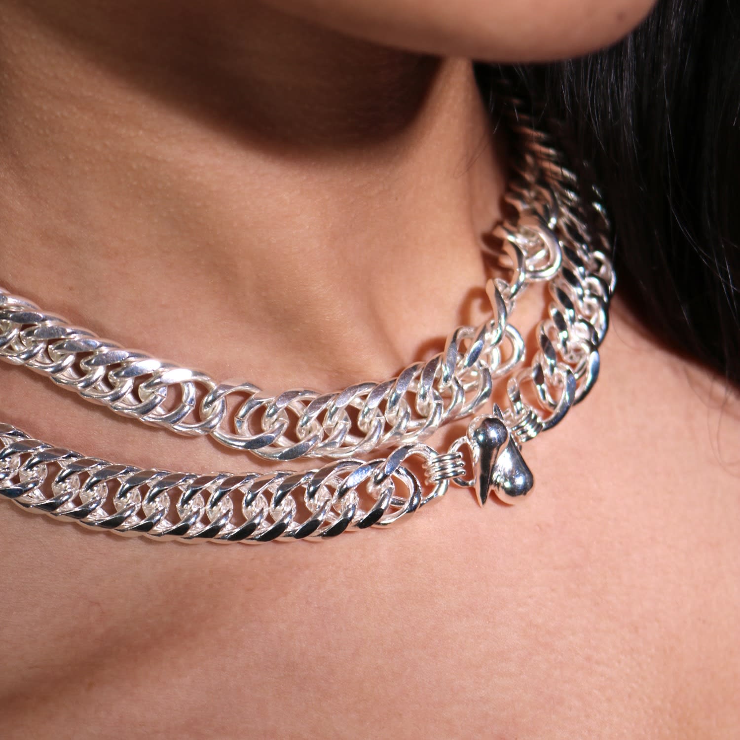 The Drop Necklace In Silver