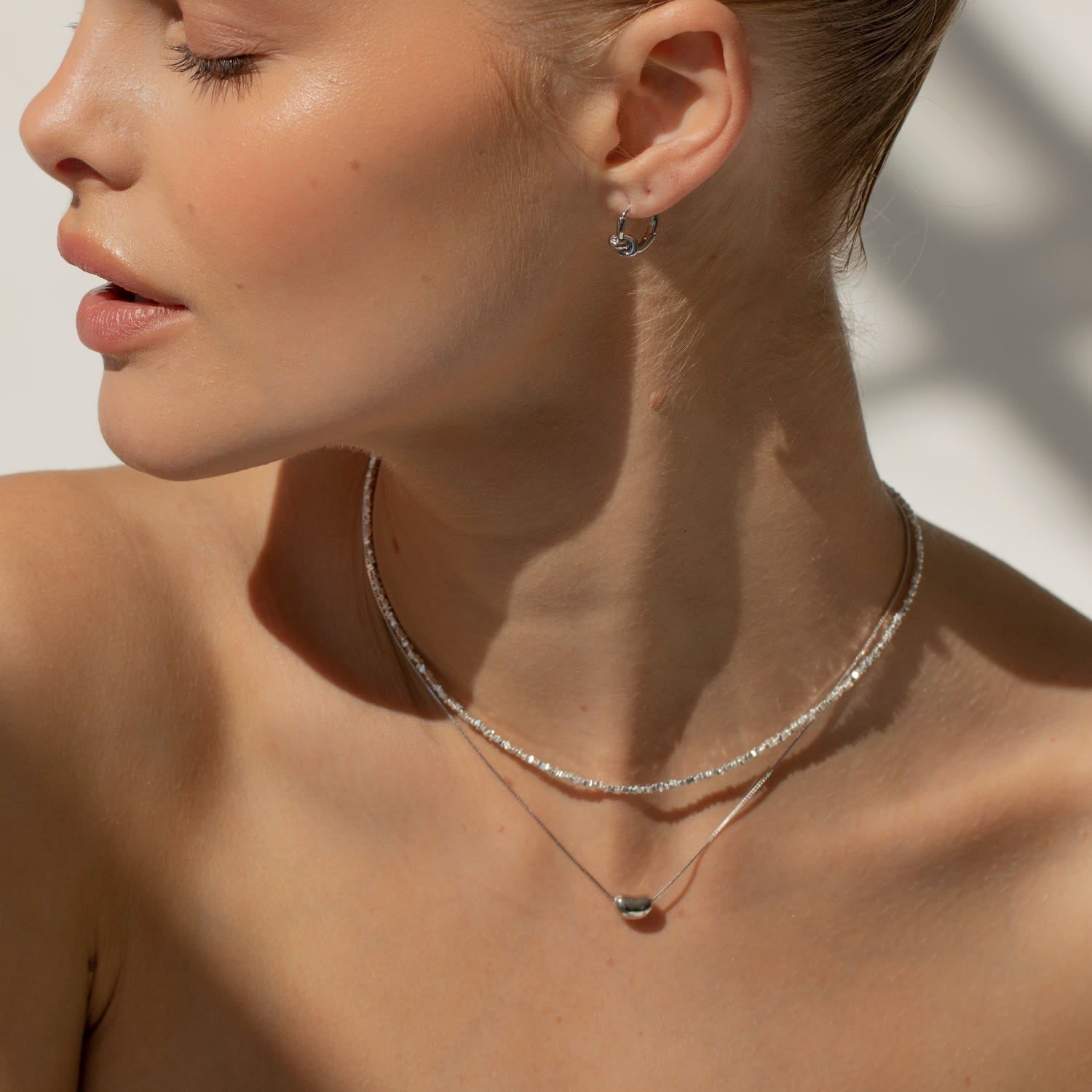 The Eden Bean Necklace - Silver